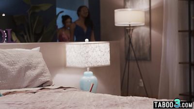 Hot unsatisfied teens Avery Black and Destiny Mira helping each other out